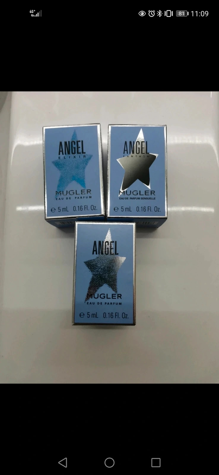 Lot 3 miniatures Angel – Mugler 2