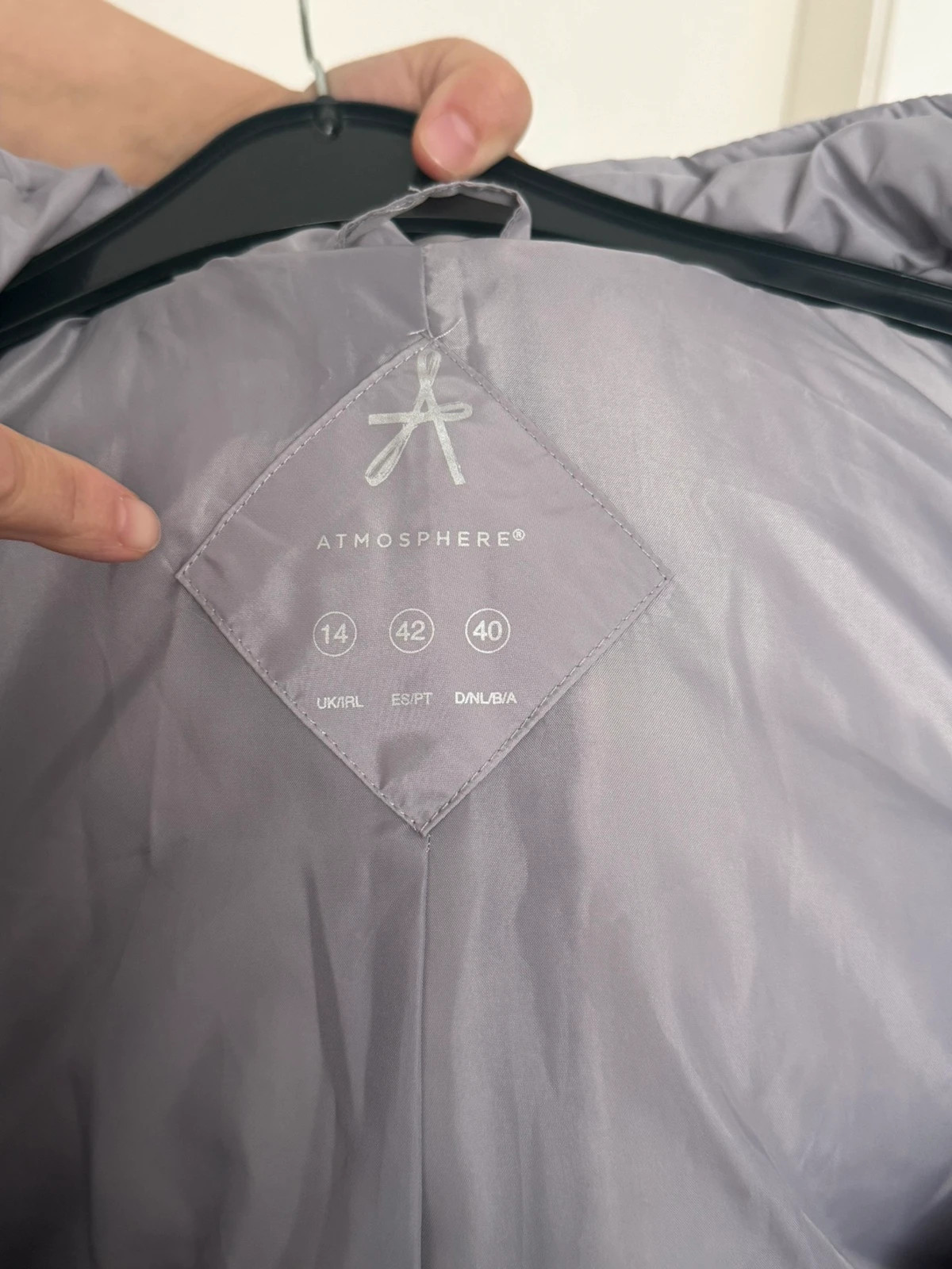 Damen Steppweste mit Kapuze & Kunstfell – Atmosphere – taille XL / 42 / 14 5