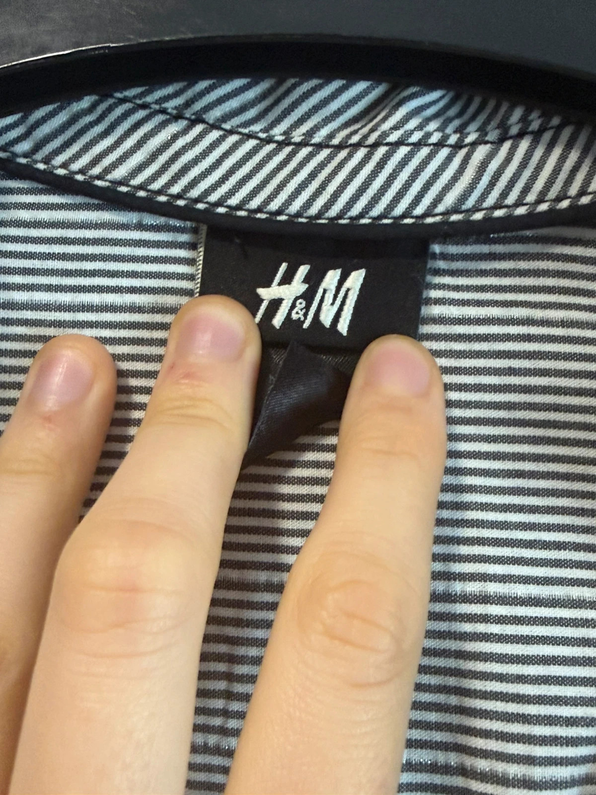 H&M gestreifte Longbluse / Tunika – H&M – taille S / 36 / 8 3