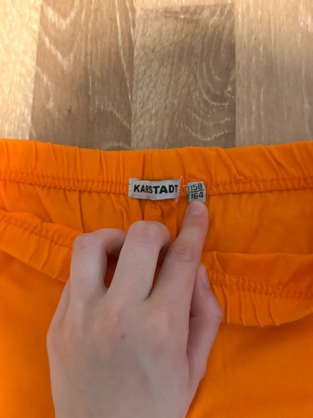Orangene Leggings – karstadt – taille 14 ans / 164 cm 2