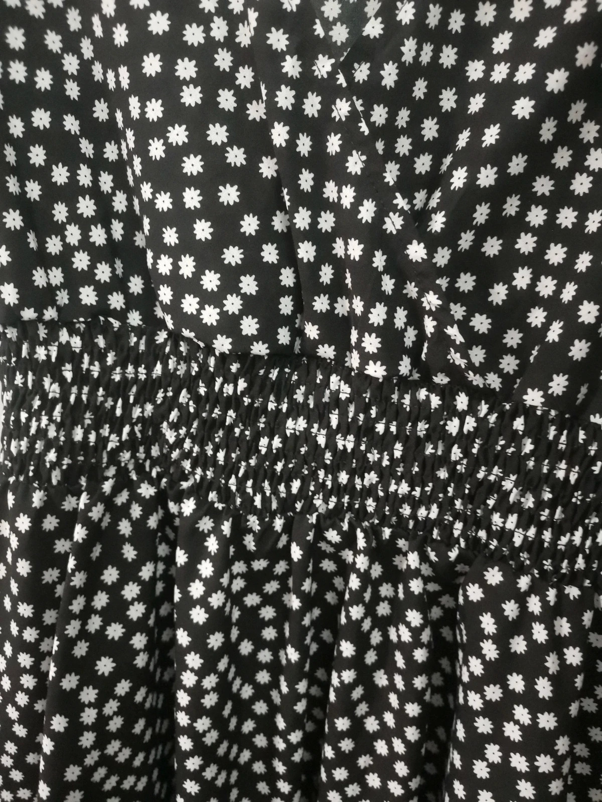 Très belle robe noire et blanche – Shein – taille XS / 34 / 6 3
