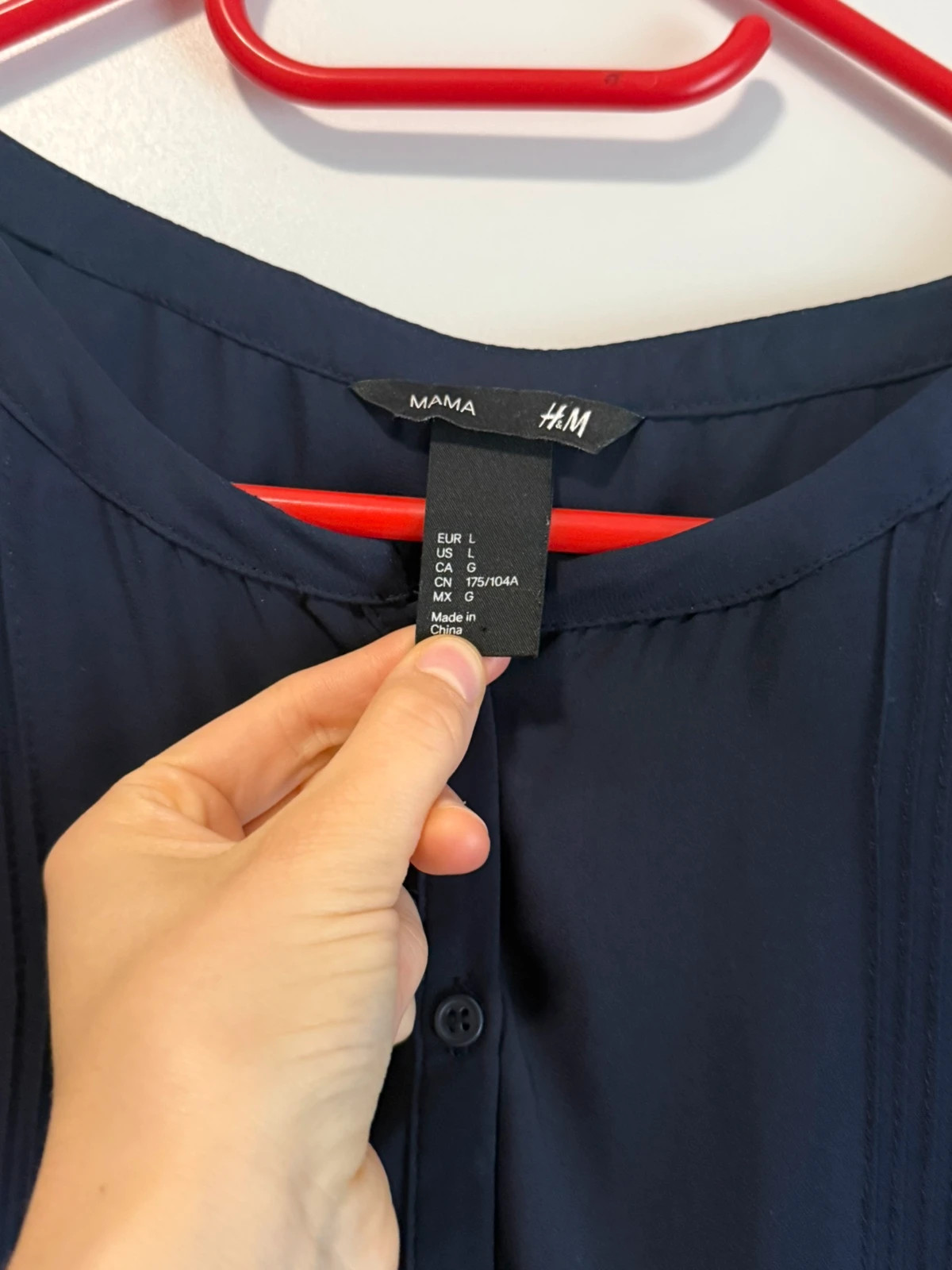 Umstandskleid dunkelblau – H&M – taille L / 40 / 12 3
