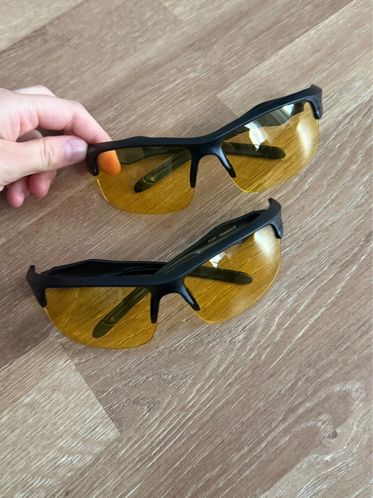 Gelbe Sport-/Nachtfahrbrille Oramics 8280 – Oramics