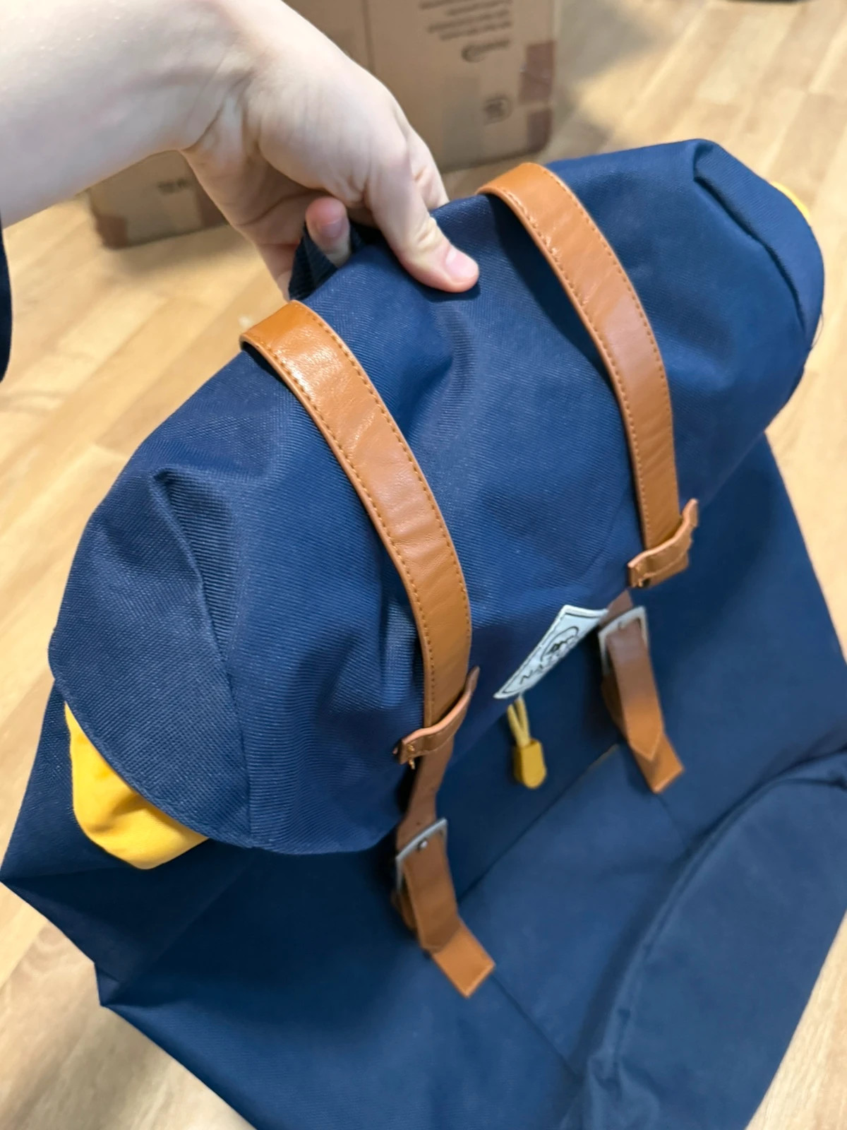 Nature Trail Rucksack Blau/Gelb – Nature Trail 2