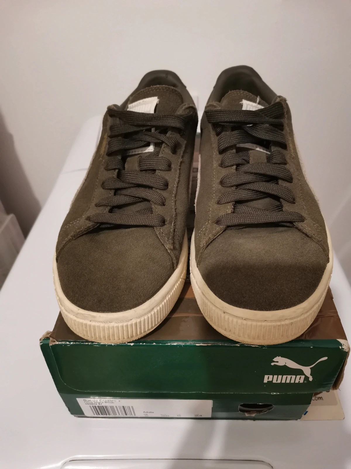 Basket puma Suède neuve kaki et blanche – Puma – taille 38 4