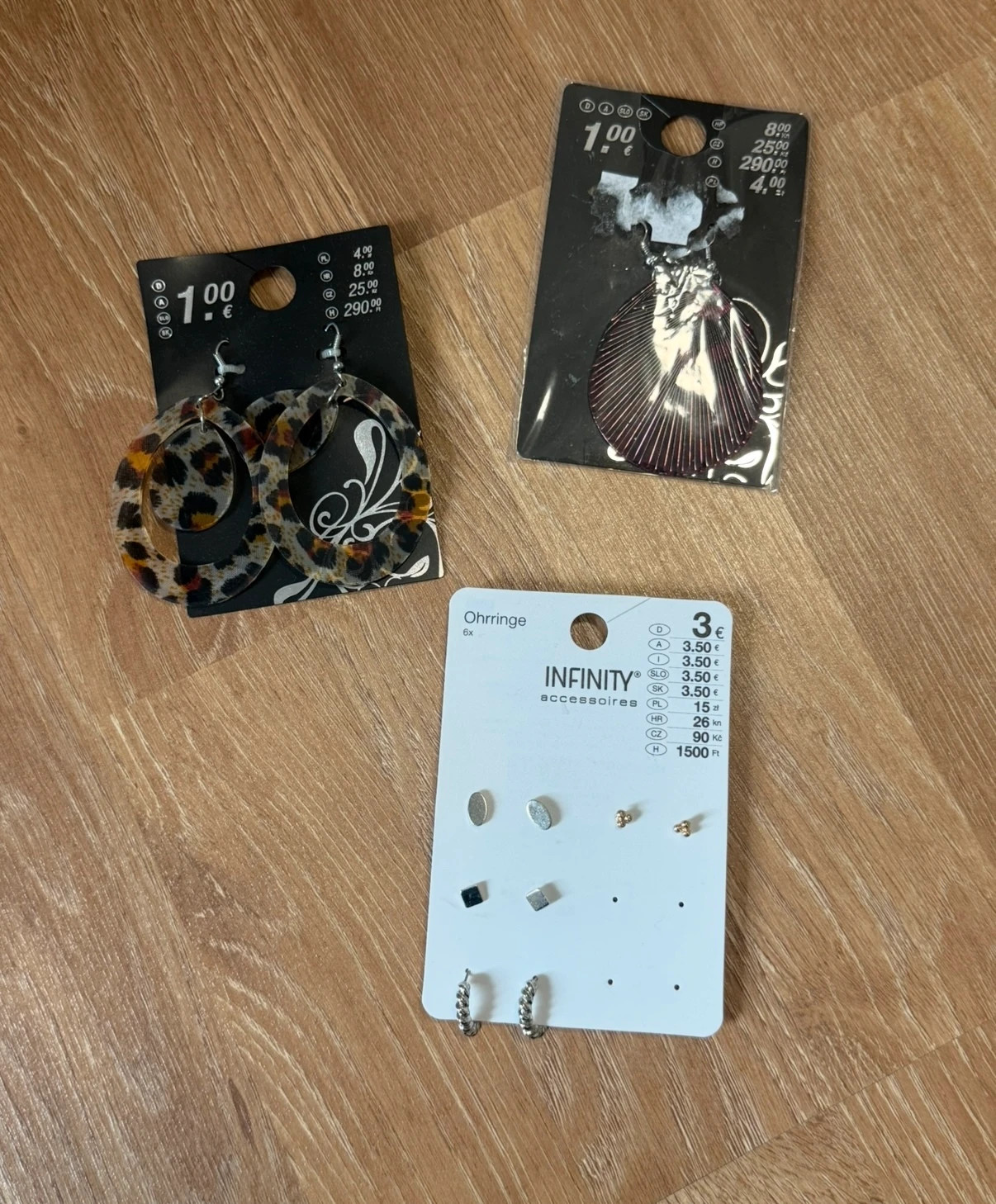 Ohrringe set – Infinity