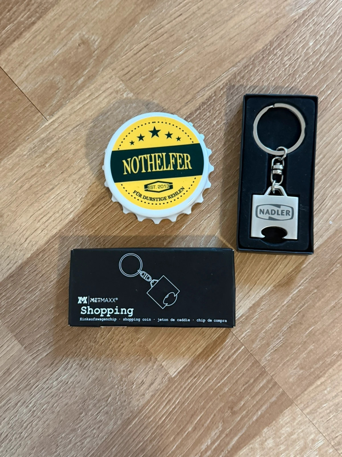 Schlüsselanhänger & Flaschenöffner Set