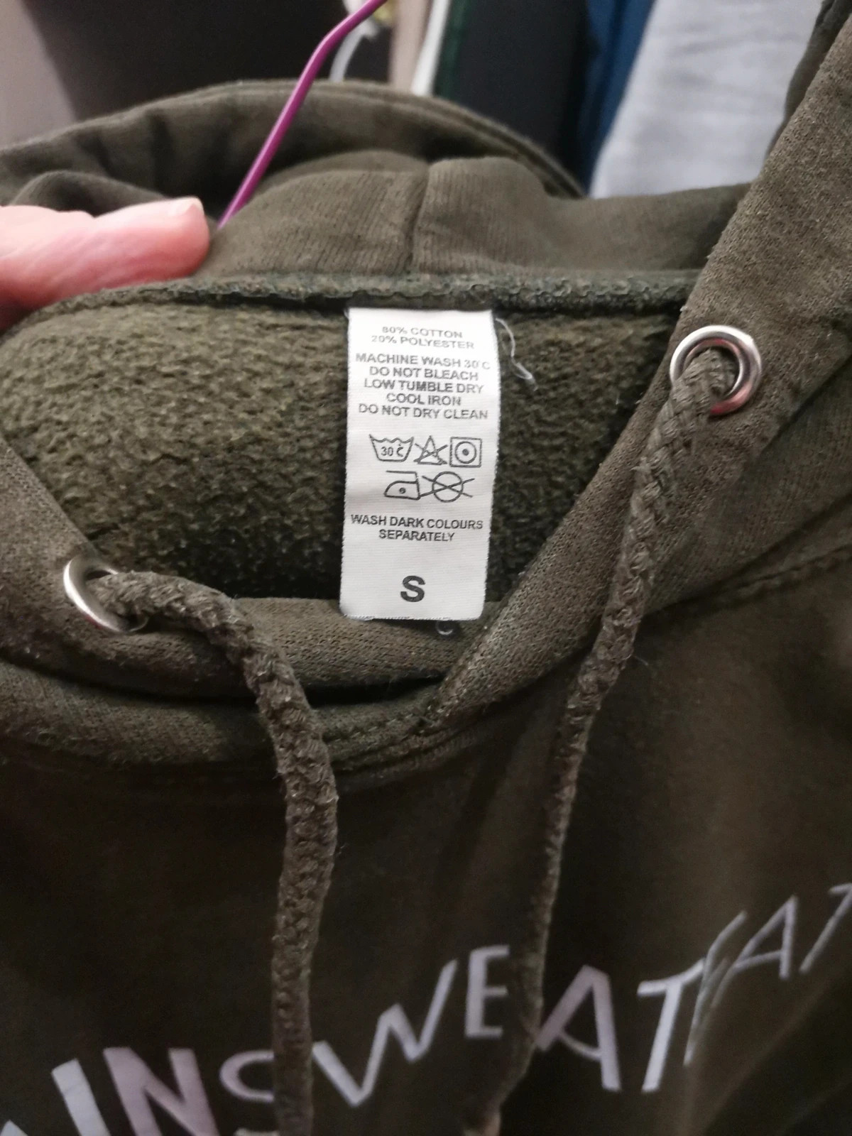 Sweat à capuche – Trainsweateat – taille S 3