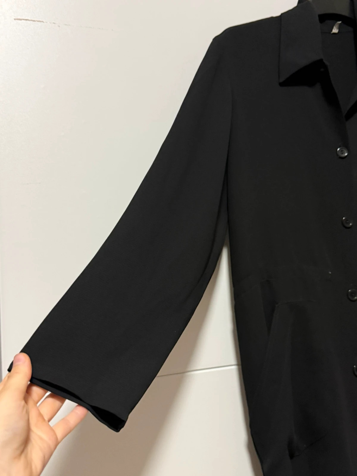 Schwarze elegante Bluse/Tunika – taille S / 36 / 8 3