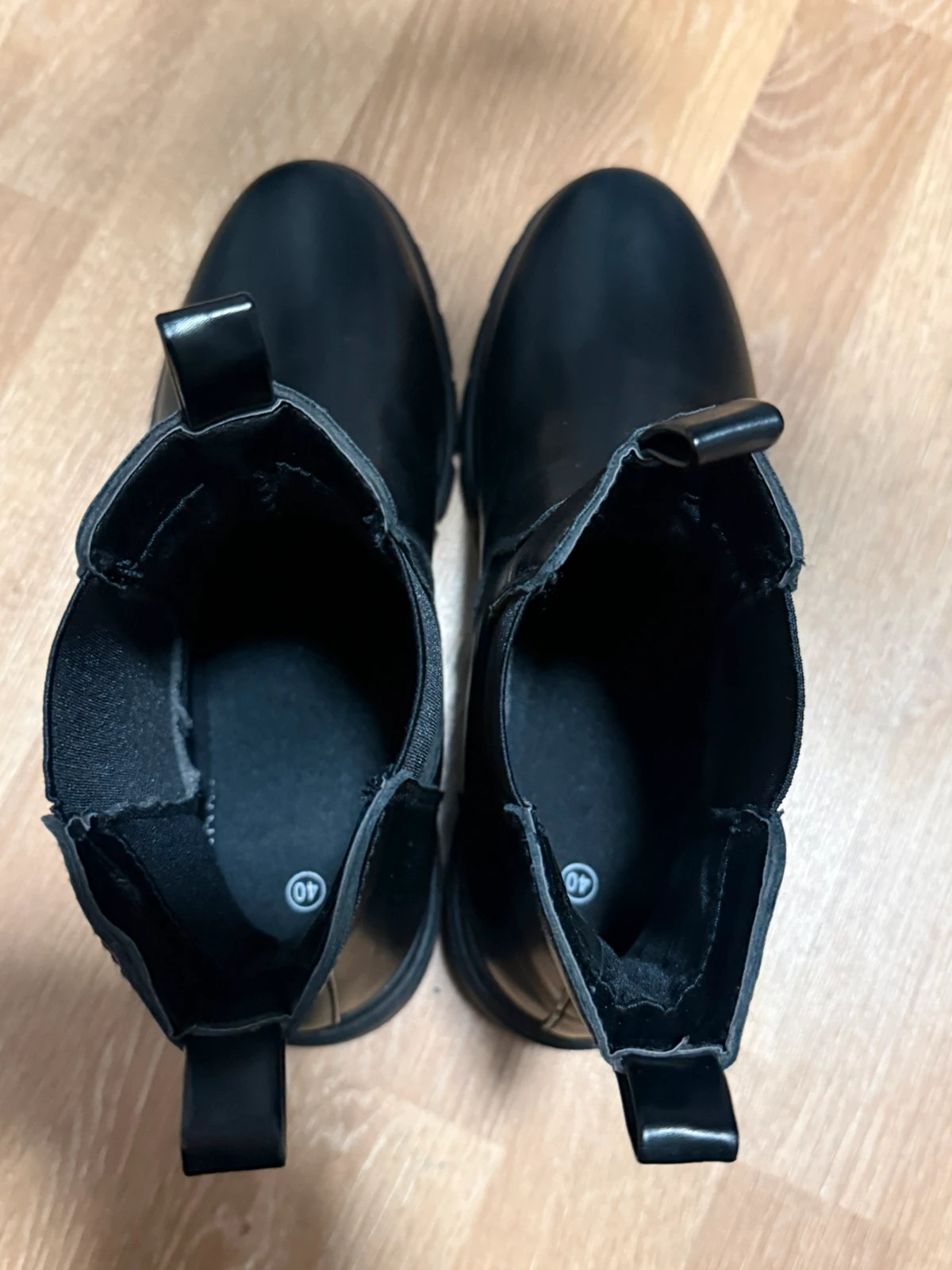 Schwarze Chunky Chelsea Boots – Infinity – taille 40 4