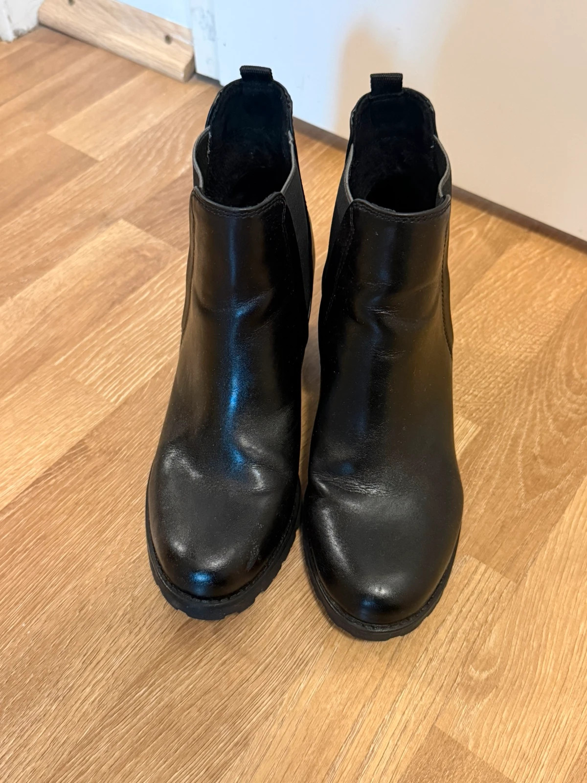 Schwarze Damen Stiefeletten / Chelsea Boots – Young Spirit – taille 36 2