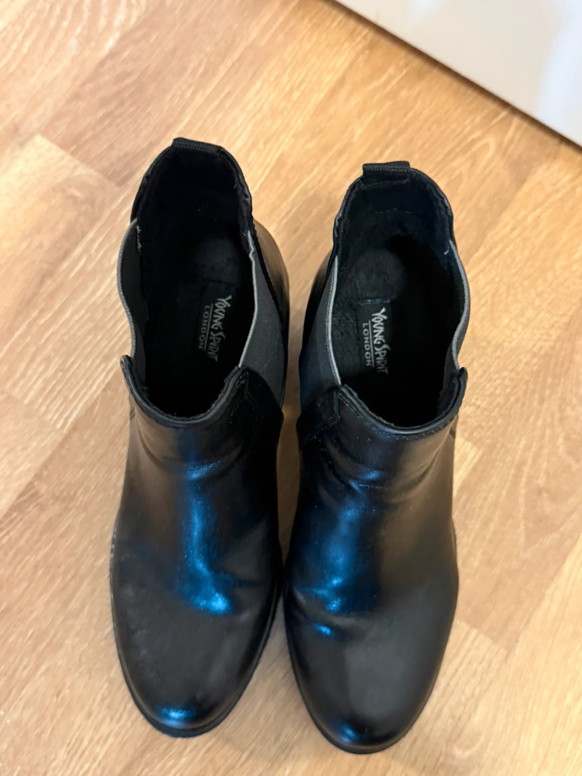 Schwarze Damen Stiefeletten / Chelsea Boots – Young Spirit – taille 36 3