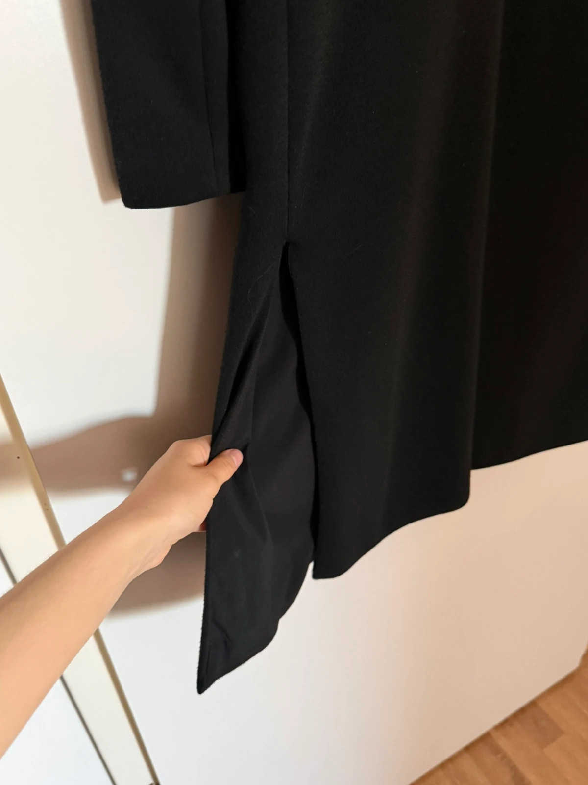 Schwarzer langer Blazer/Cardigan – Amisu – taille S / 36 / 8 5