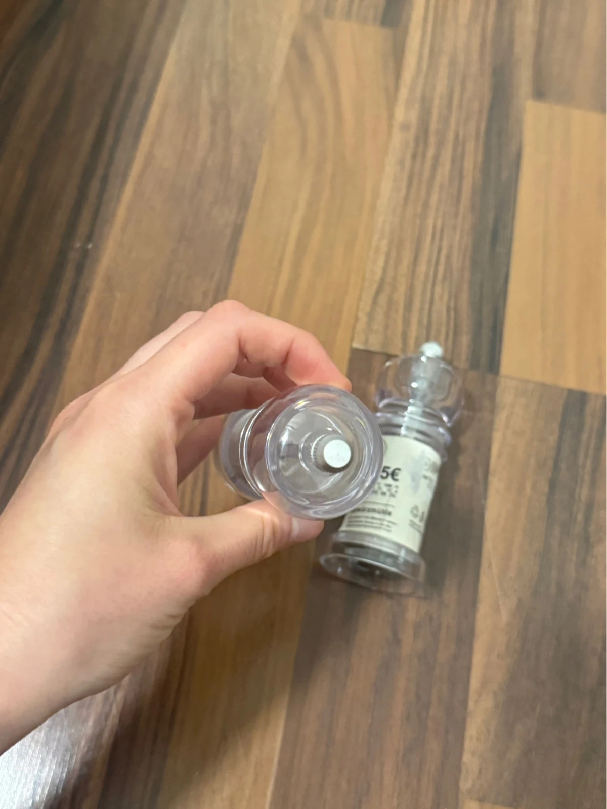 5x Gewürzmühle / Salz- & Pfeffermühle transparent – Tedi 4
