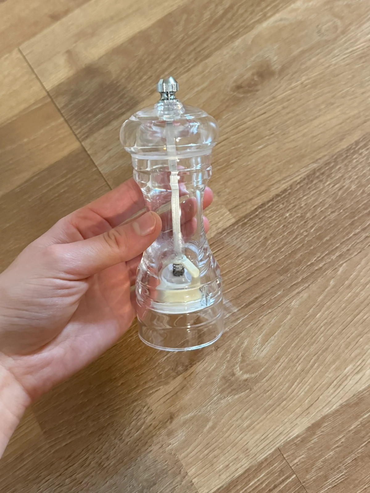 5x Gewürzmühle / Salz- & Pfeffermühle transparent – Tedi 5