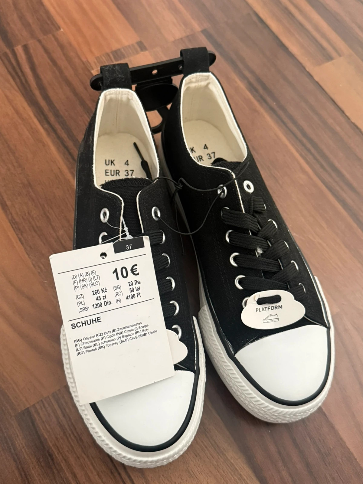 Weiße Slip-On Sneaker / Canvas Schuhe