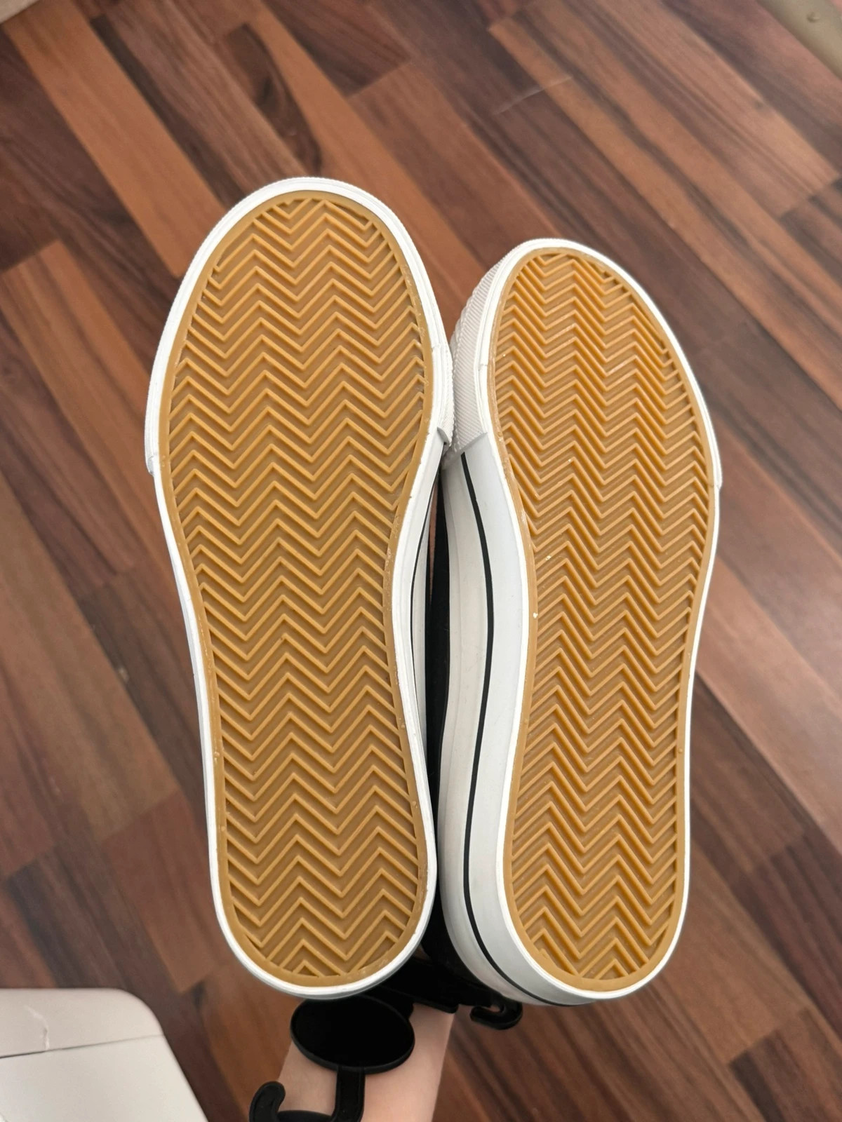 Weiße Slip-On Sneaker / Canvas Schuhe – Canvas – taille 37 4