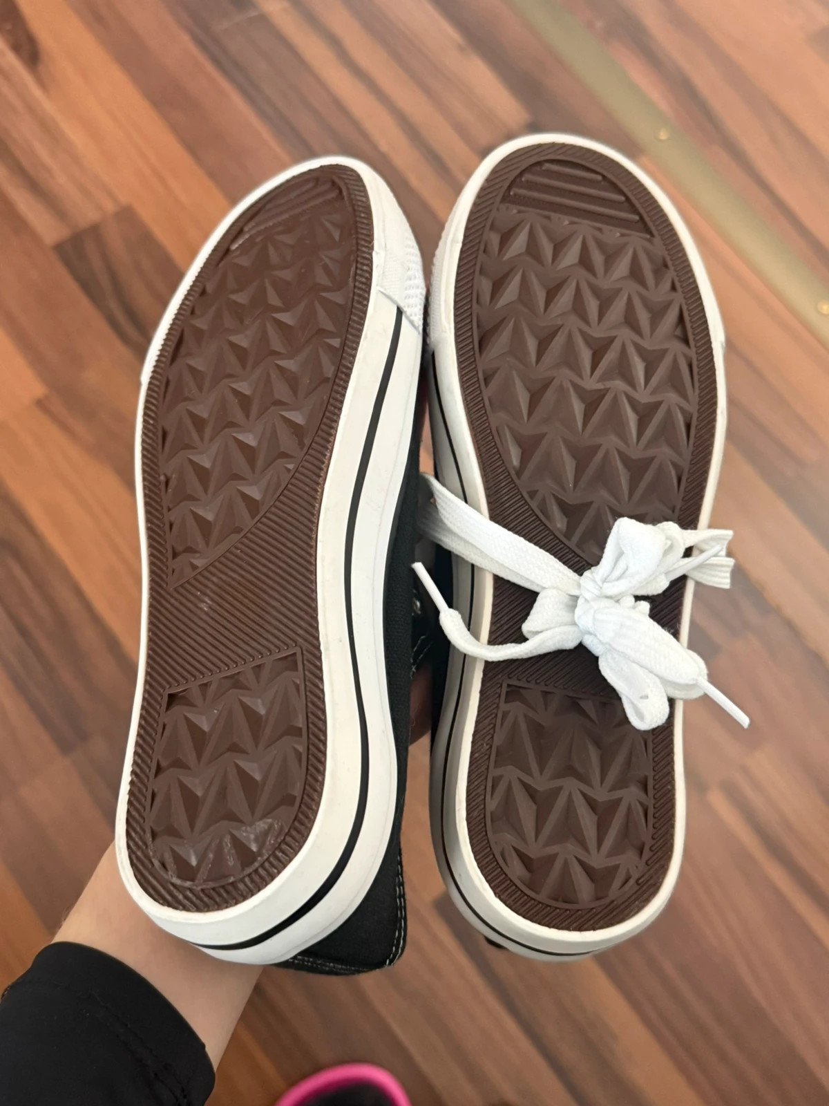 Schwarze Canvas Sneaker – Canvas – taille 37 3