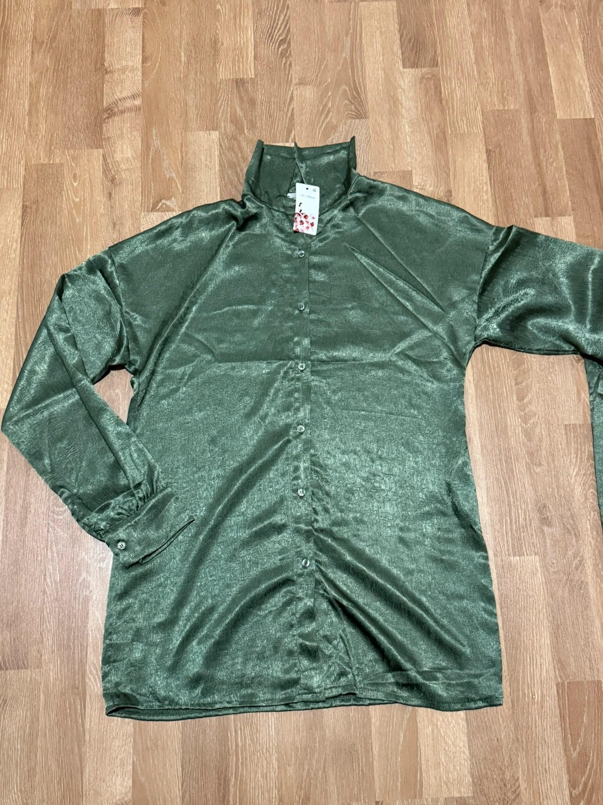 Elegantes Satin-Zweiteiler Set – taille Taille unique 2