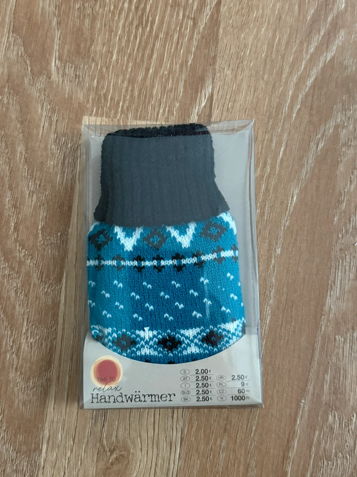 Handwärmer mit Strickbezug