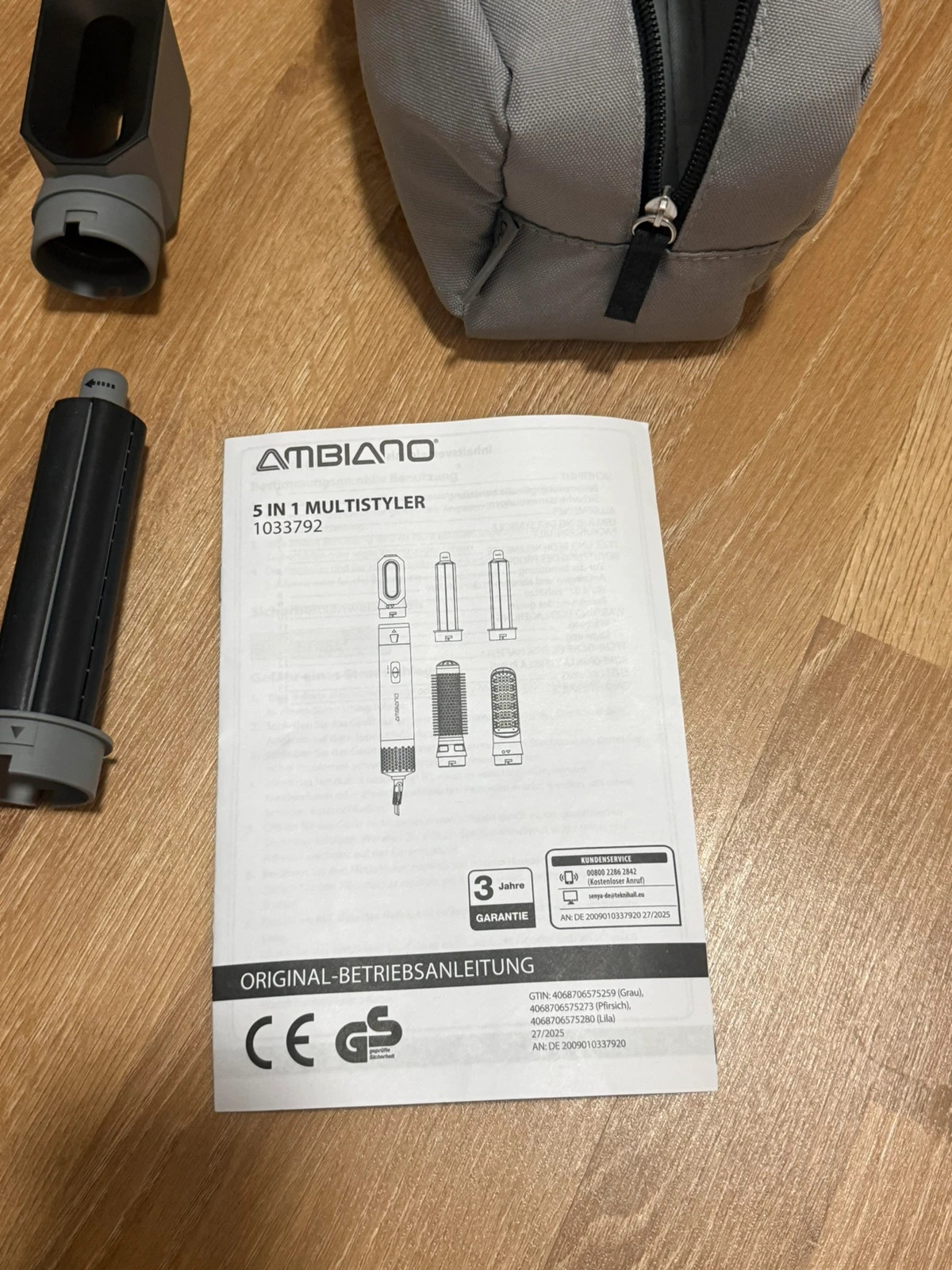 Ambiano 5-in-1 Multistyler / Warmluftstyler mit Zubehör – Aldi 3
