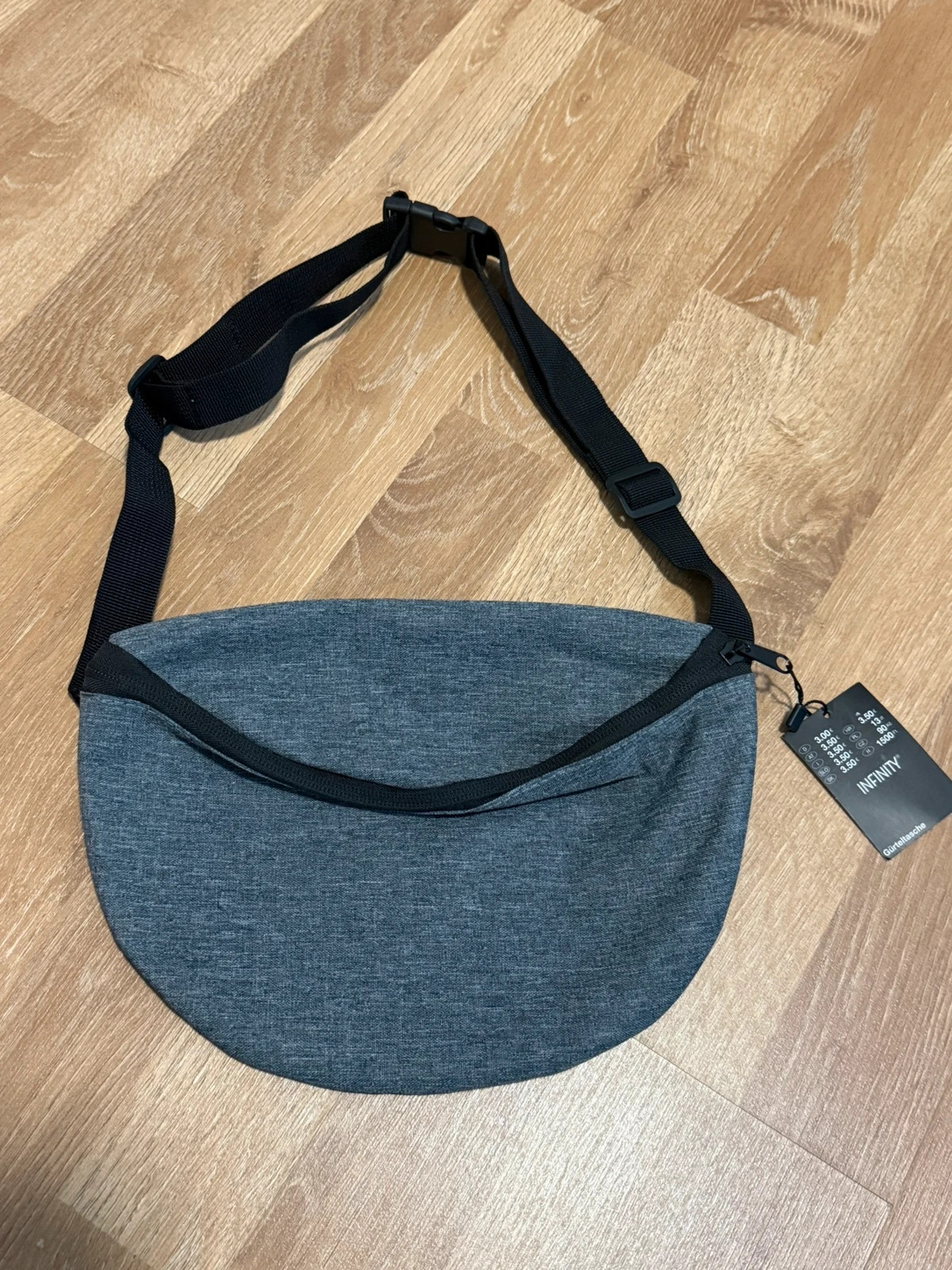 Graue Umhängetasche / Crossbody Bag