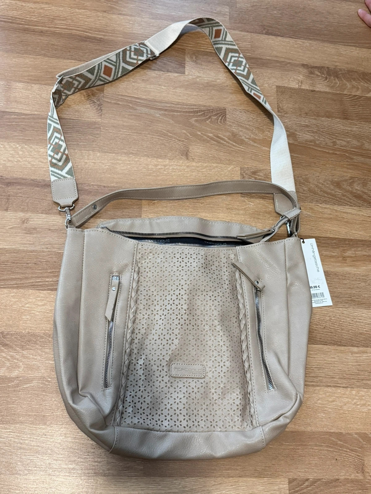Buffalo Berlin Umhängetasche beige