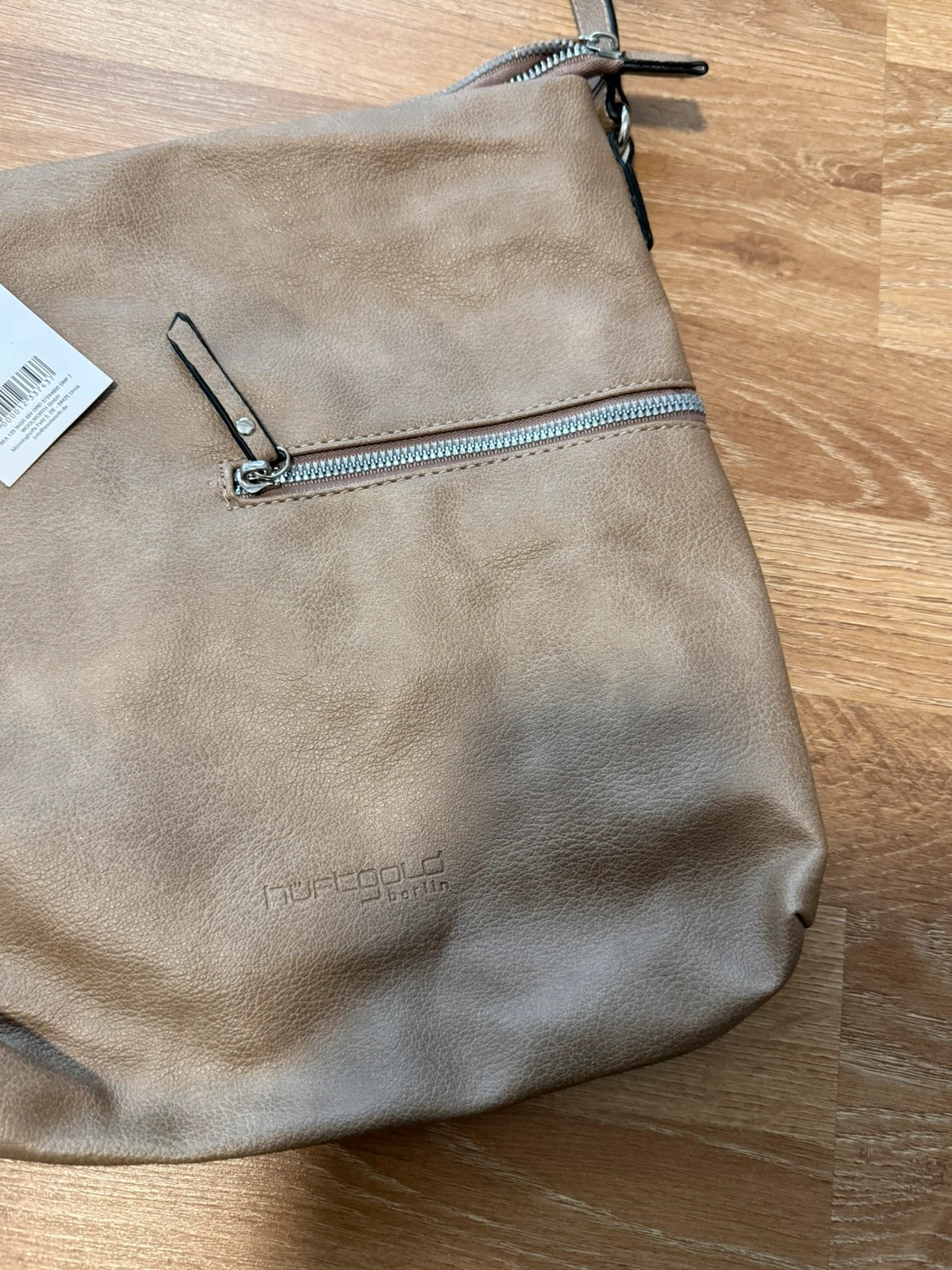 Umhängetasche taupe/beige – Hüftgold Berlin 2