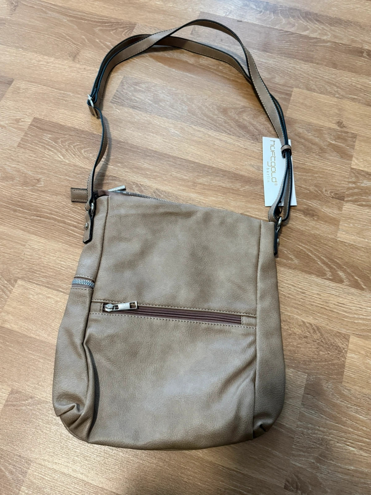 Umhängetasche taupe/beige – Hüftgold Berlin 4