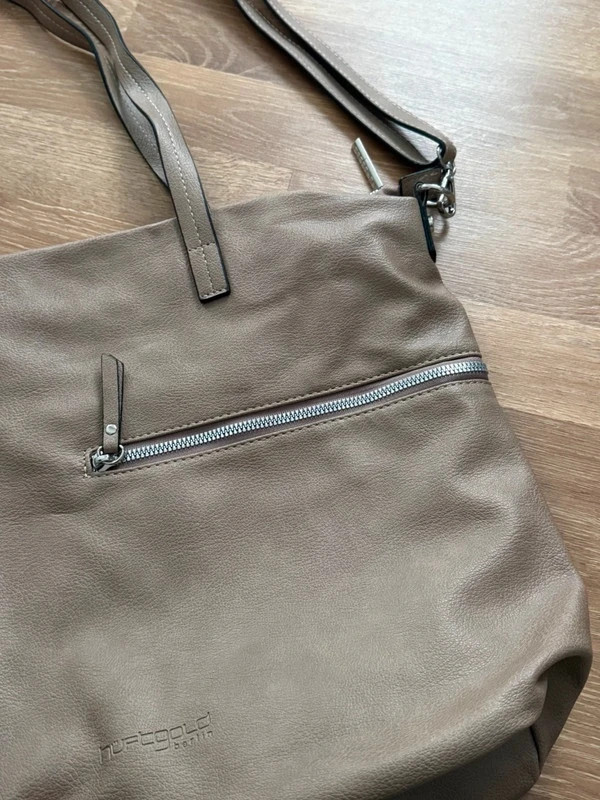 Große Handtasche Shopper taupe/beige – Hüftgold Berlin 3