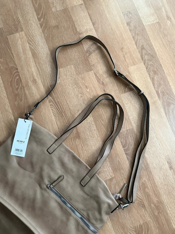 Große Handtasche Shopper taupe/beige – Hüftgold Berlin 5