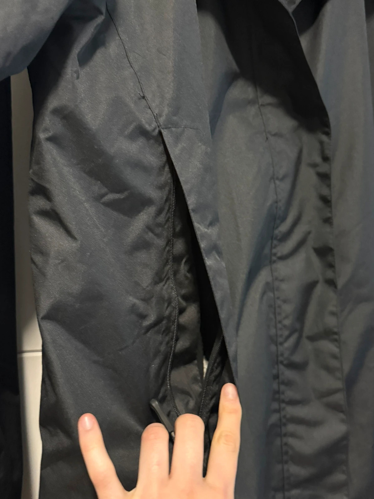 Schwarze Regenjacke / Übergangsjacke Crivit – Crivit – taille L / 40 / 12 2