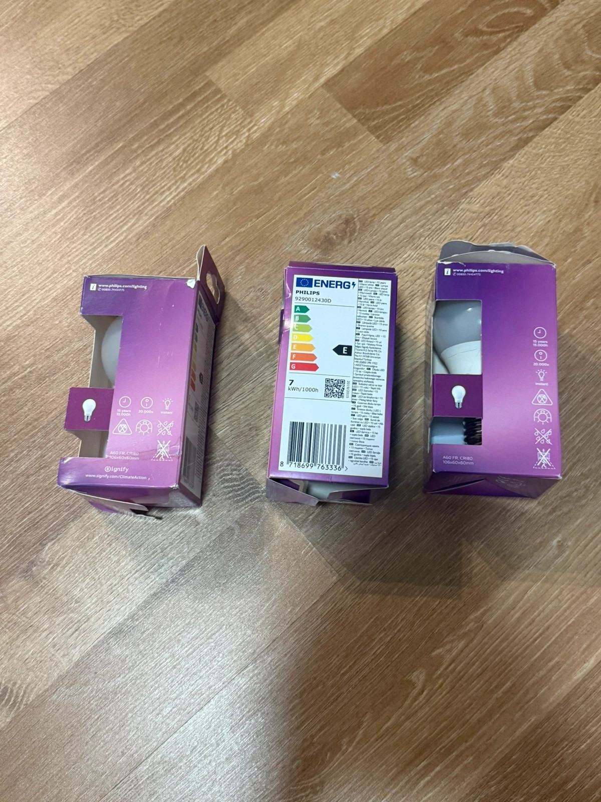 Großes Set Glühbirnen & LED Lampen – Philips 3