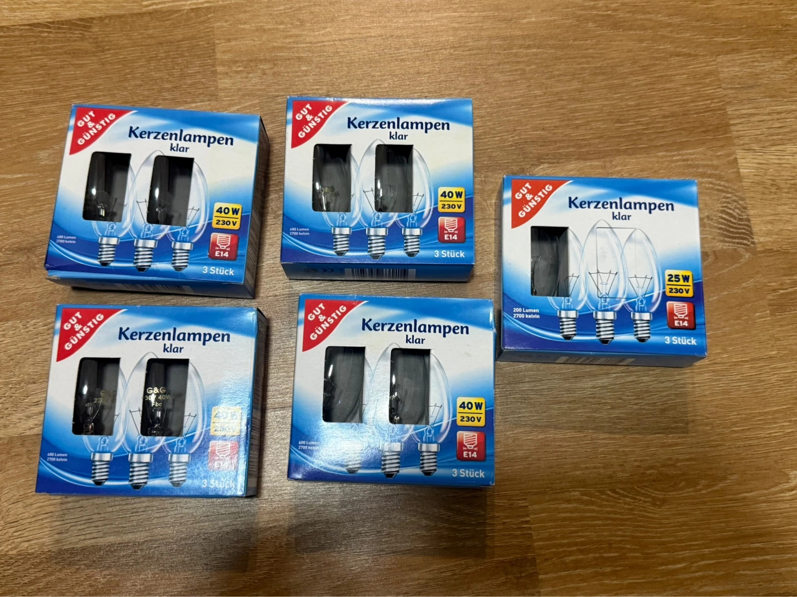 Großes Set Glühbirnen & LED Lampen – Philips 4