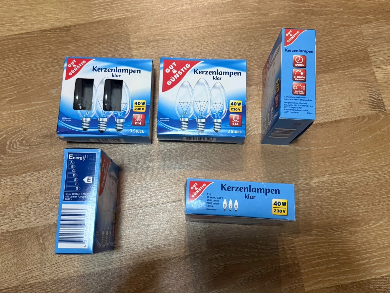 Großes Set Glühbirnen & LED Lampen – Philips 5
