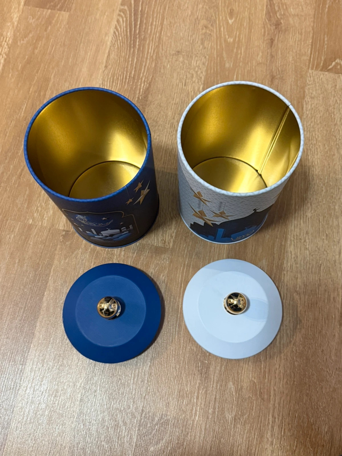 2x dekorative Metalldosen mit Deckel (Ramadan) – Woolworth 2