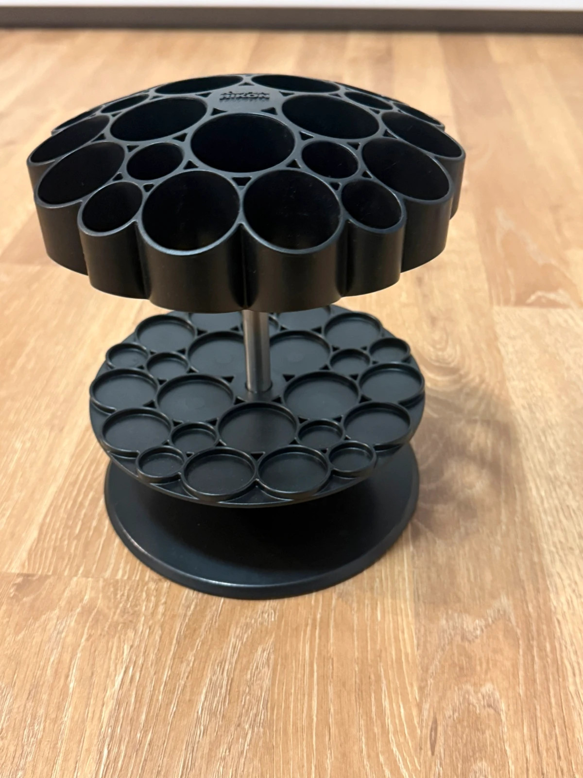 Drehbarer Kosmetik-Organizer / Lippenstiftständer (schwarz) 2