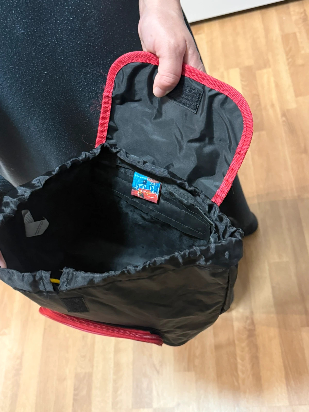 Kinder Rucksack Cars Lightning McQueen schwarz – Cars 4
