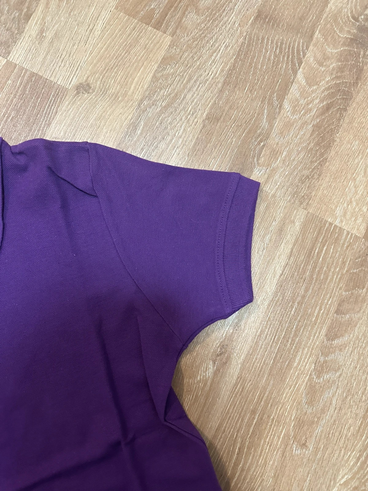 2 Damen Shirts mit Kragen lila ,kurzarm – Roly – taille S / 36 / 8 4