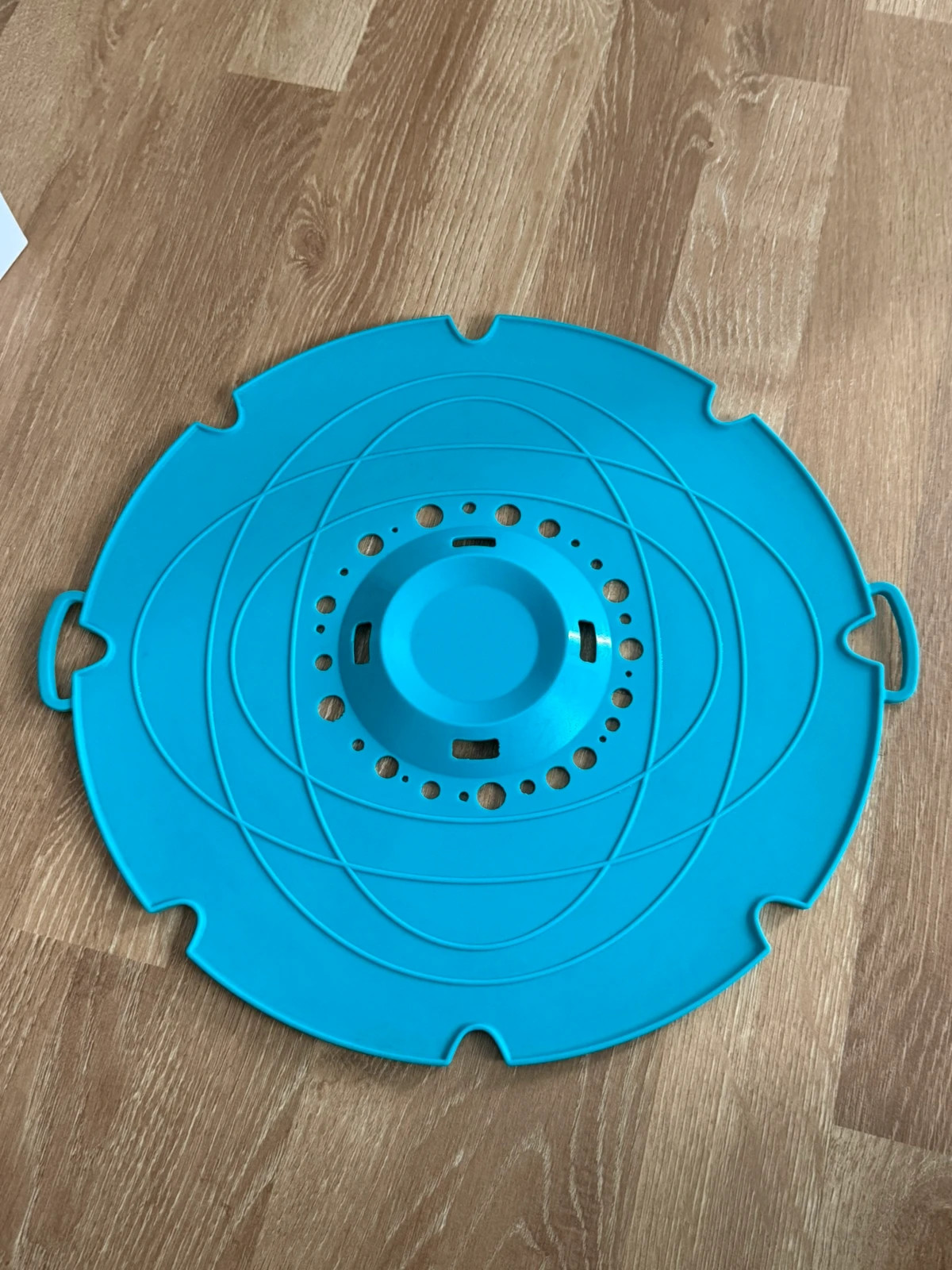 Topfdeckel / Spritzschutz Kunststoff blau – Schutz