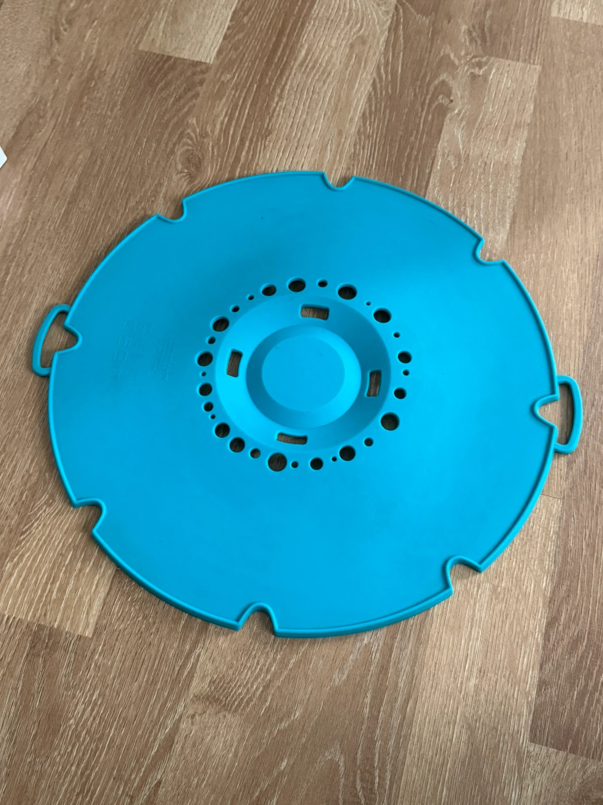 Topfdeckel / Spritzschutz Kunststoff blau – Schutz 2