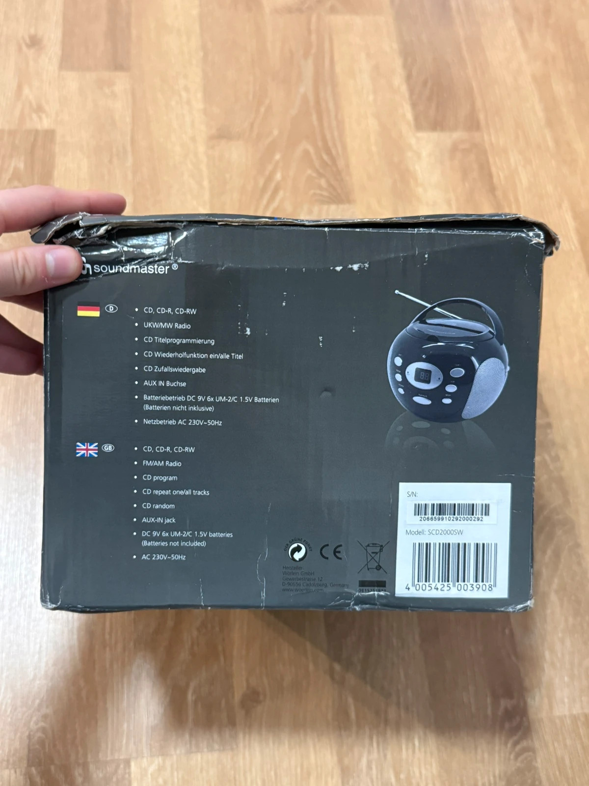 CD-Player mit Radio 2