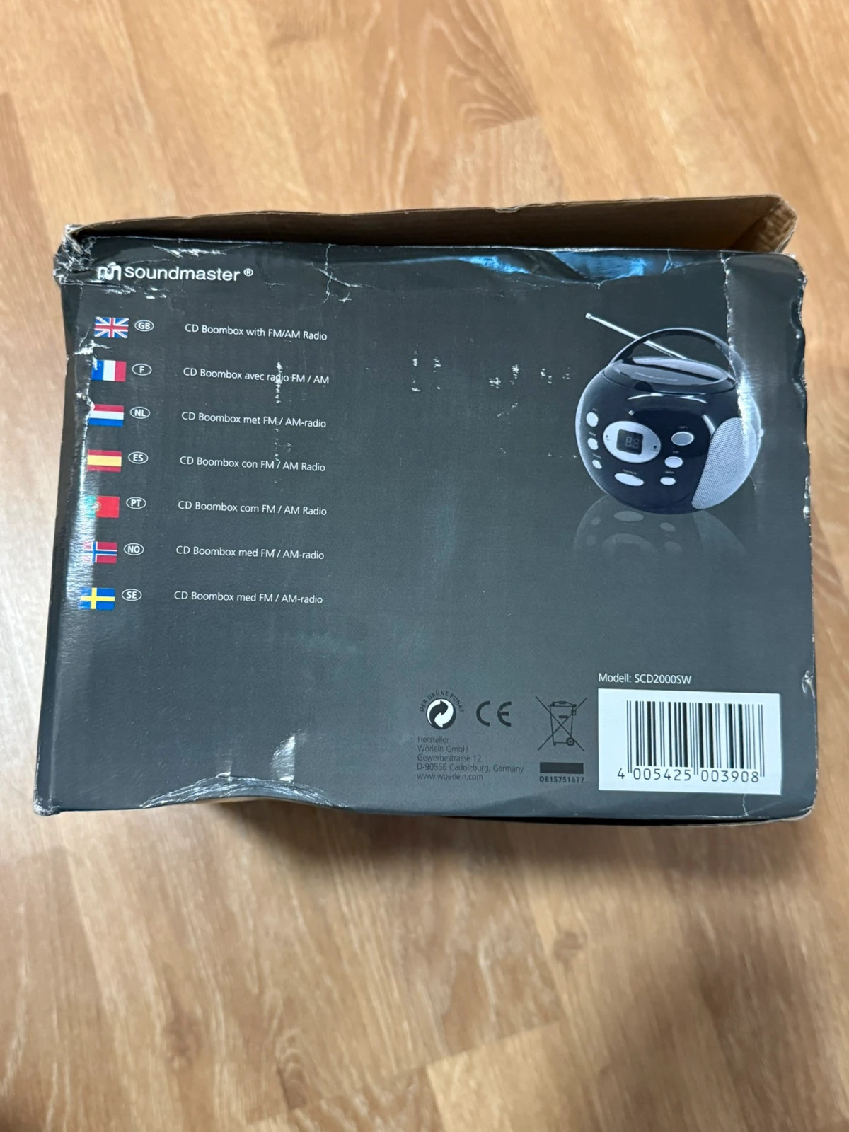 CD-Player mit Radio 3