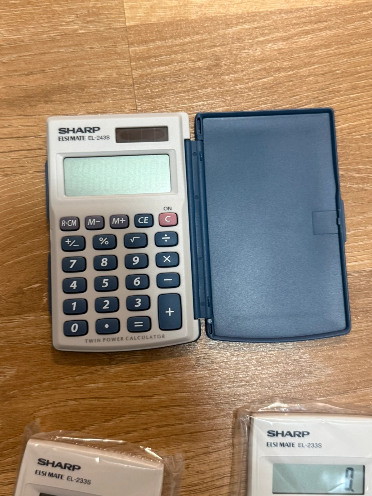 3x Sharp Taschenrechner (EL-243S & EL-233S) – SHARP 2