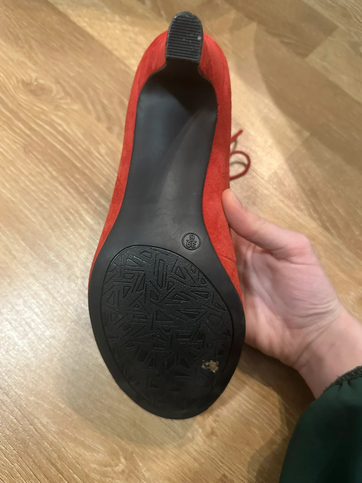 Rote Schnür-Heels – taille 39 3