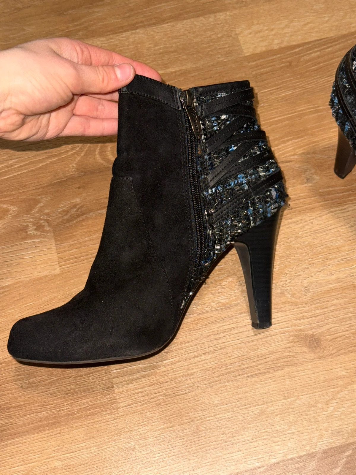 Stiefeletten schwarz Absatz Damen
