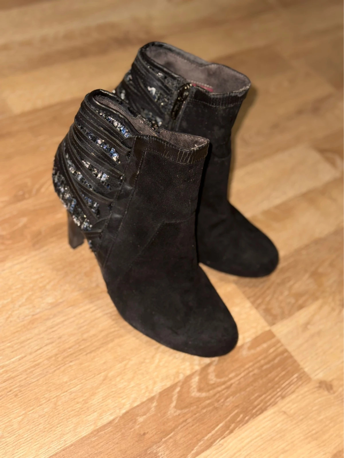Stiefeletten schwarz Absatz Damen – Tamaris – taille 38 2
