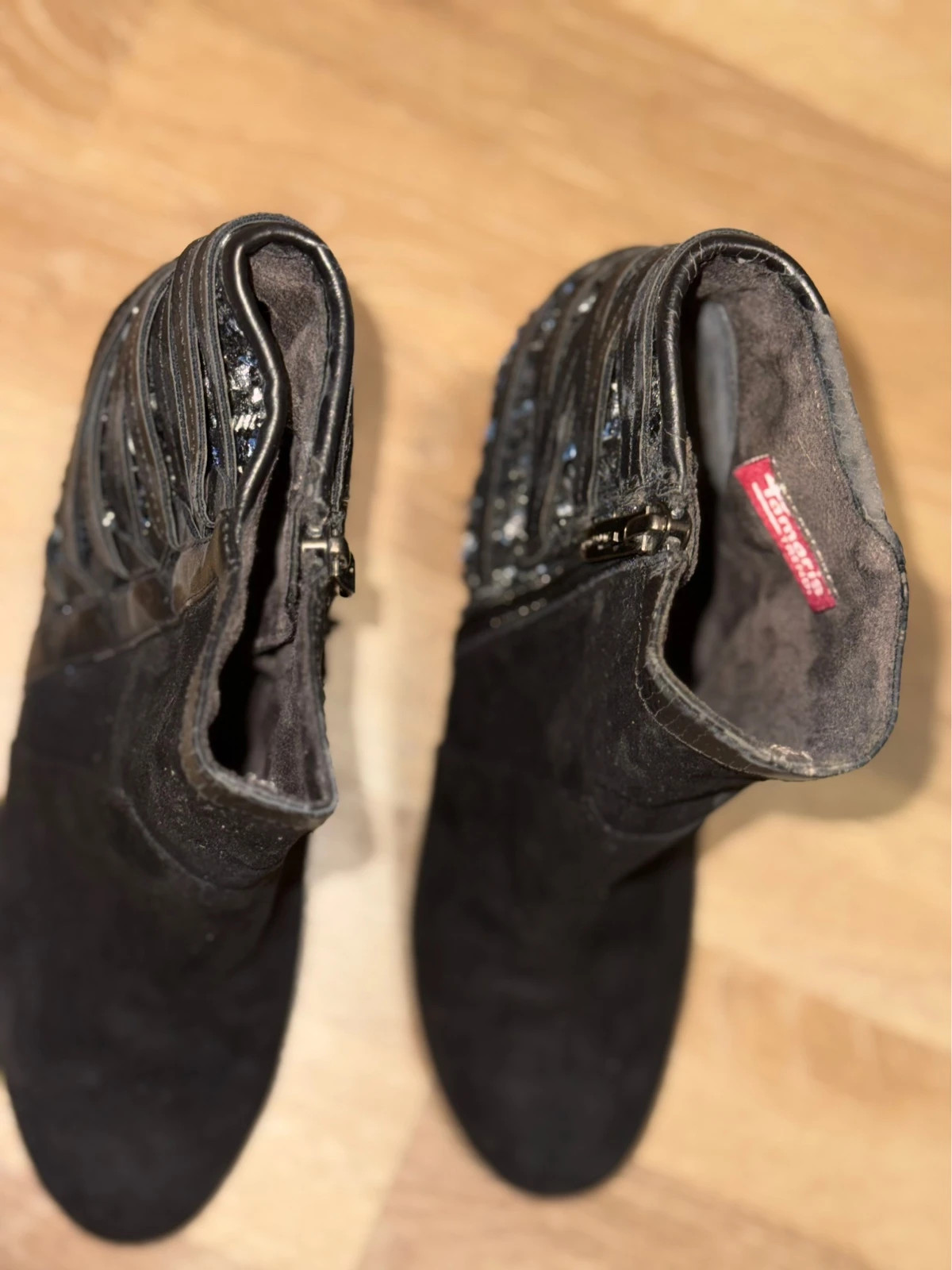 Stiefeletten schwarz Absatz Damen – Tamaris – taille 38 3