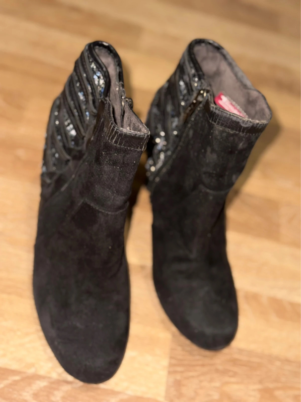 Stiefeletten schwarz Absatz Damen – Tamaris – taille 38 4