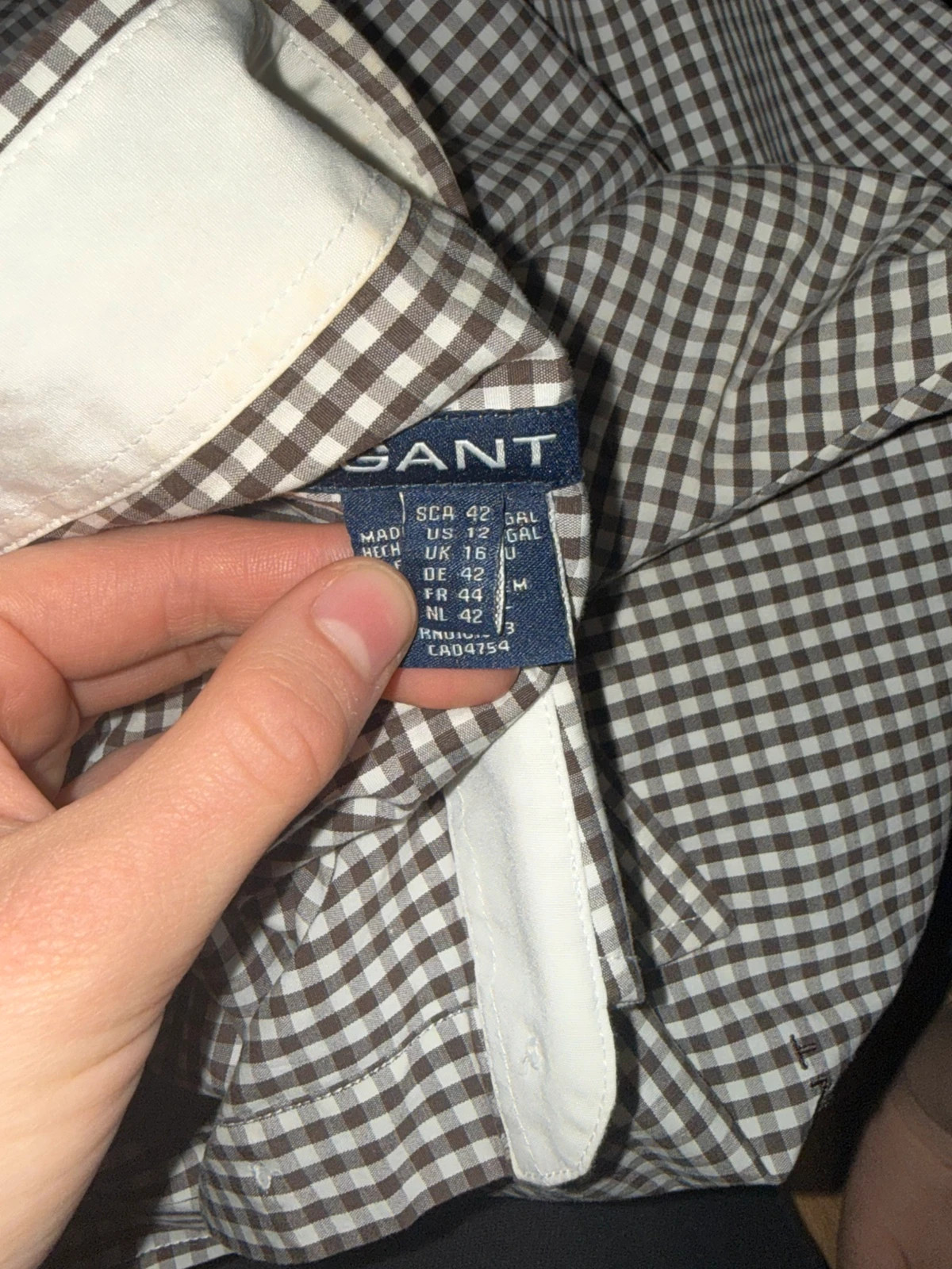 GANT Bluse kariert – GANT – taille XL / 42 / 14 4